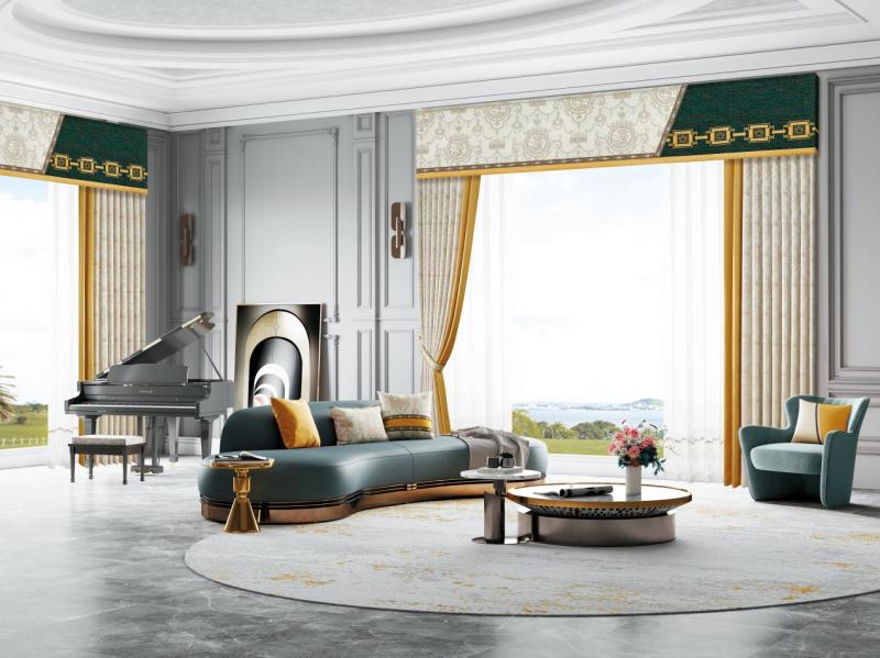不同风格的客厅，应该怎样搭配窗帘？