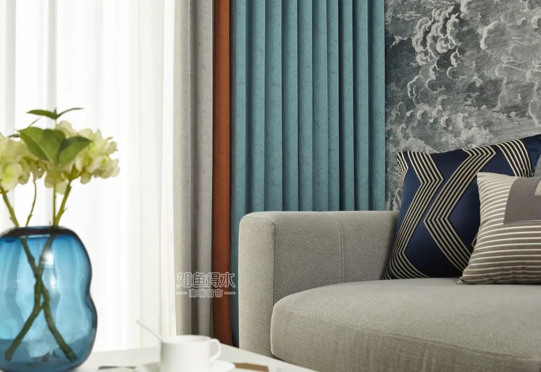 高颜值窗帘与沙发色彩搭配的案例赏析